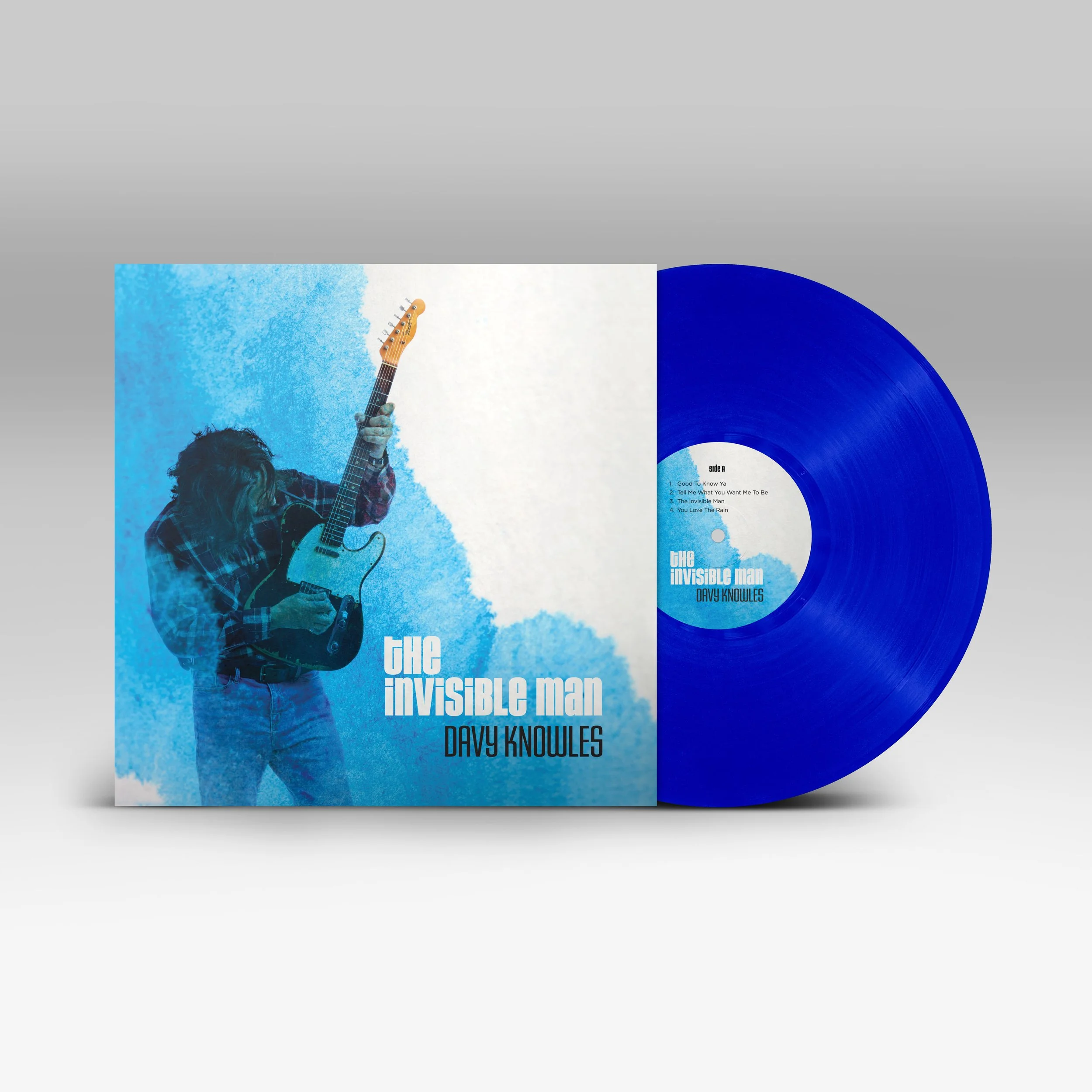 The Invisible Man Vinyl - ltd. edition BLUE vinyl - SIGNED — Davy